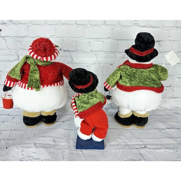 Flowers Inc Balloons 16” Tall & Fat Snowman Family Mr Mrs & Kids High Quality! - Picture 10 of 12